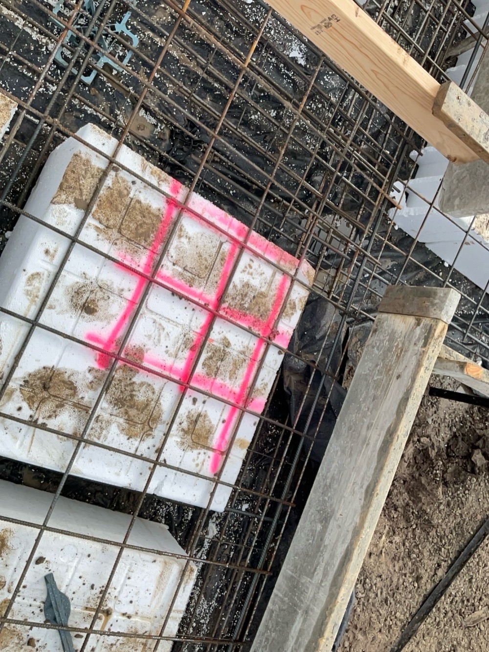 Bar chair needed beneath the reinforcement, Pakenham East