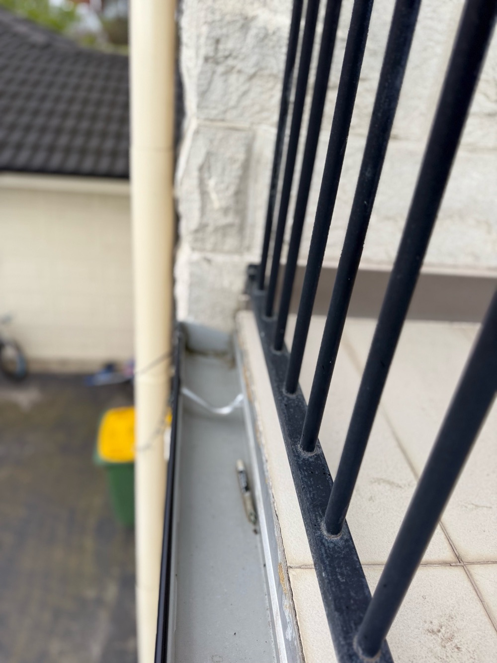 Damage to balcony balustrades, recorded on a defect investigation in Officer, 10 km from Pakenham East