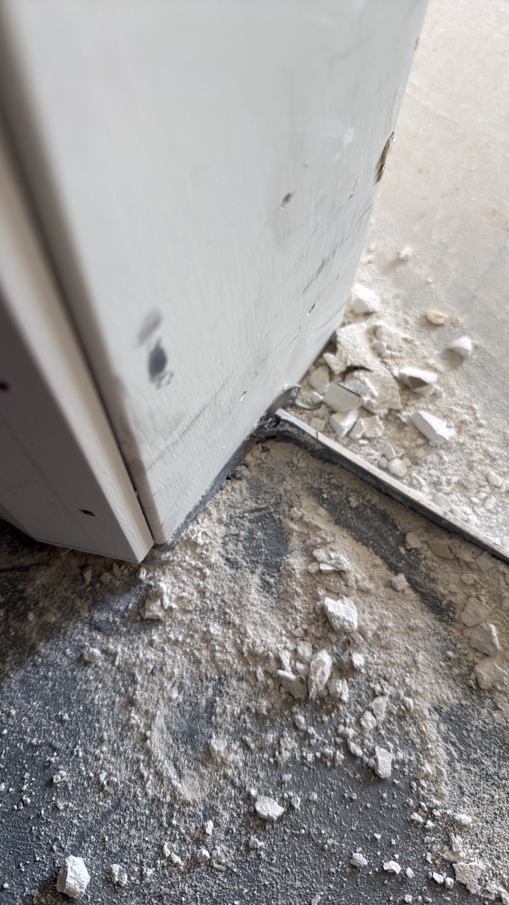 Non-compliant water stop angle, recorded on a fixing stage inspection in Officer, 10 km from Pakenham East