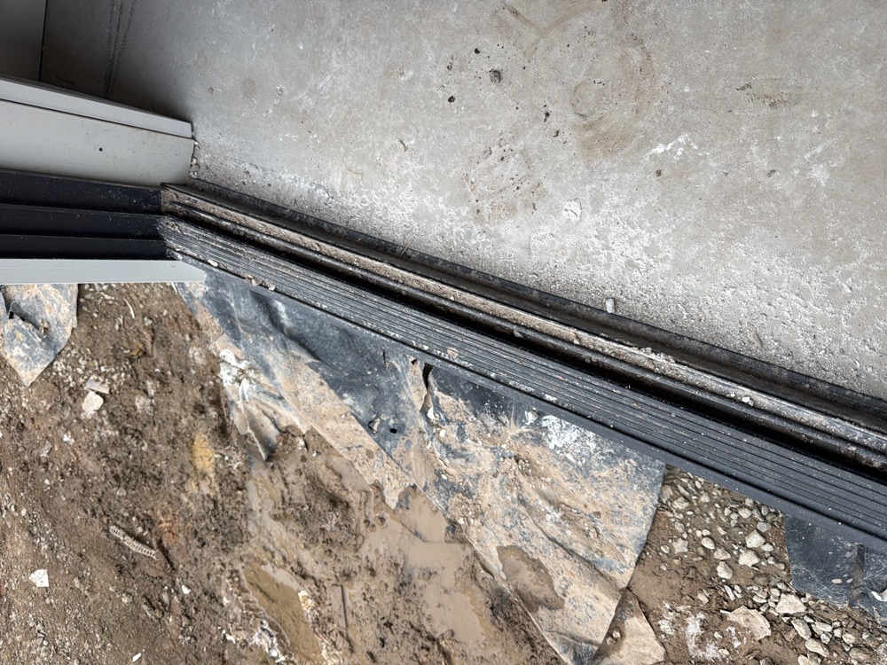 Inadequate protection to aluminium window and door tracks, recorded on a fixing stage inspection in Pakenham, 4 km from Pakenham East