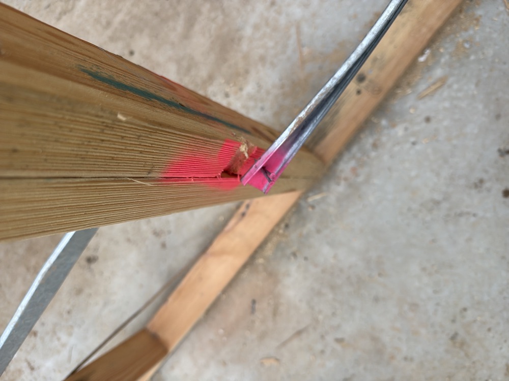 Insufficient fixings to metal strap noggings, recorded on a frame inspection in Pakenham, 4 km from Pakenham East